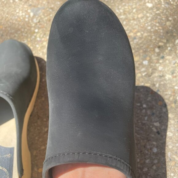No 6 Clogs, Black suede, size 40 - Picture 9 of 9